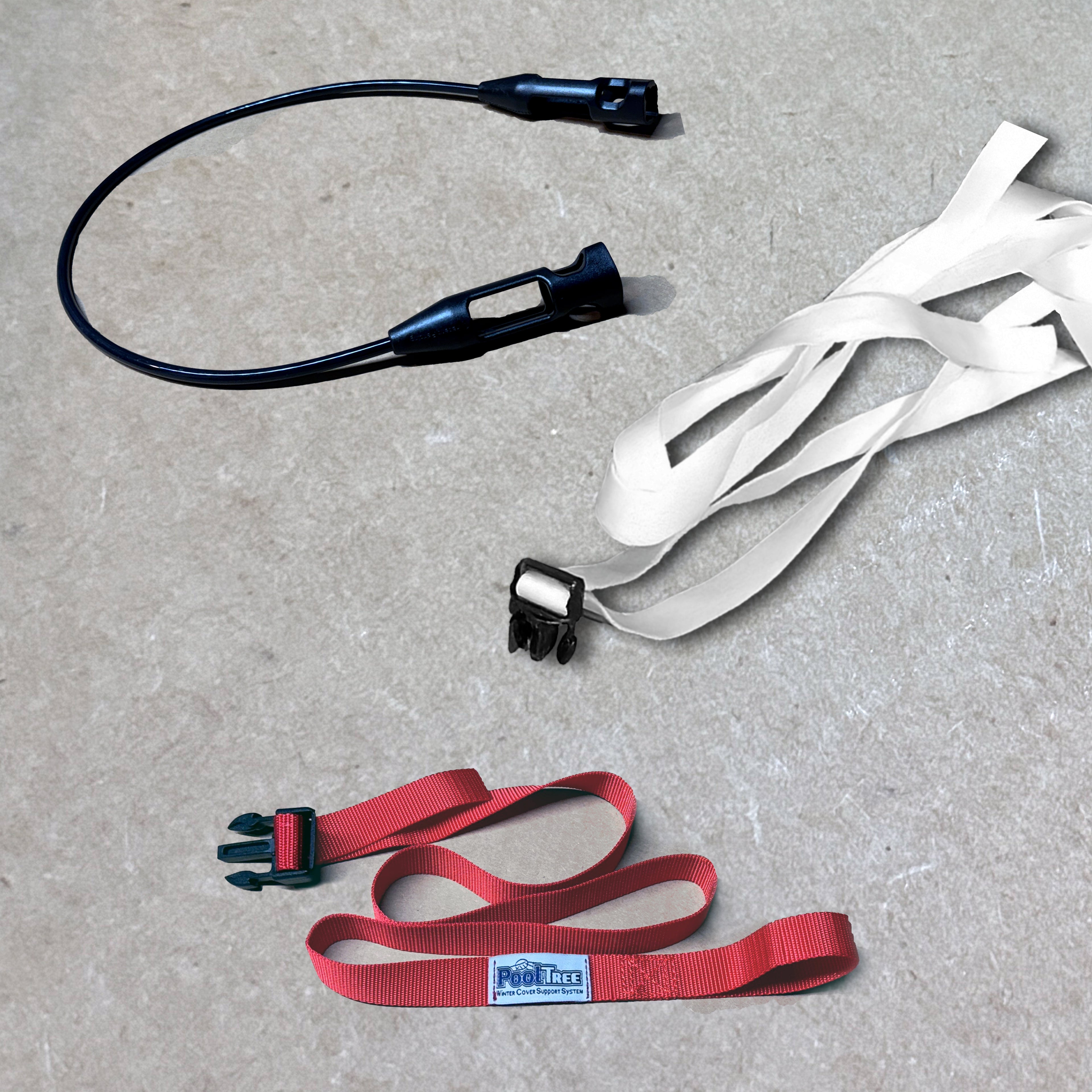 PoolTree System stretchconnect assembly coupler short upright strap long support strap replacement part V2.0
