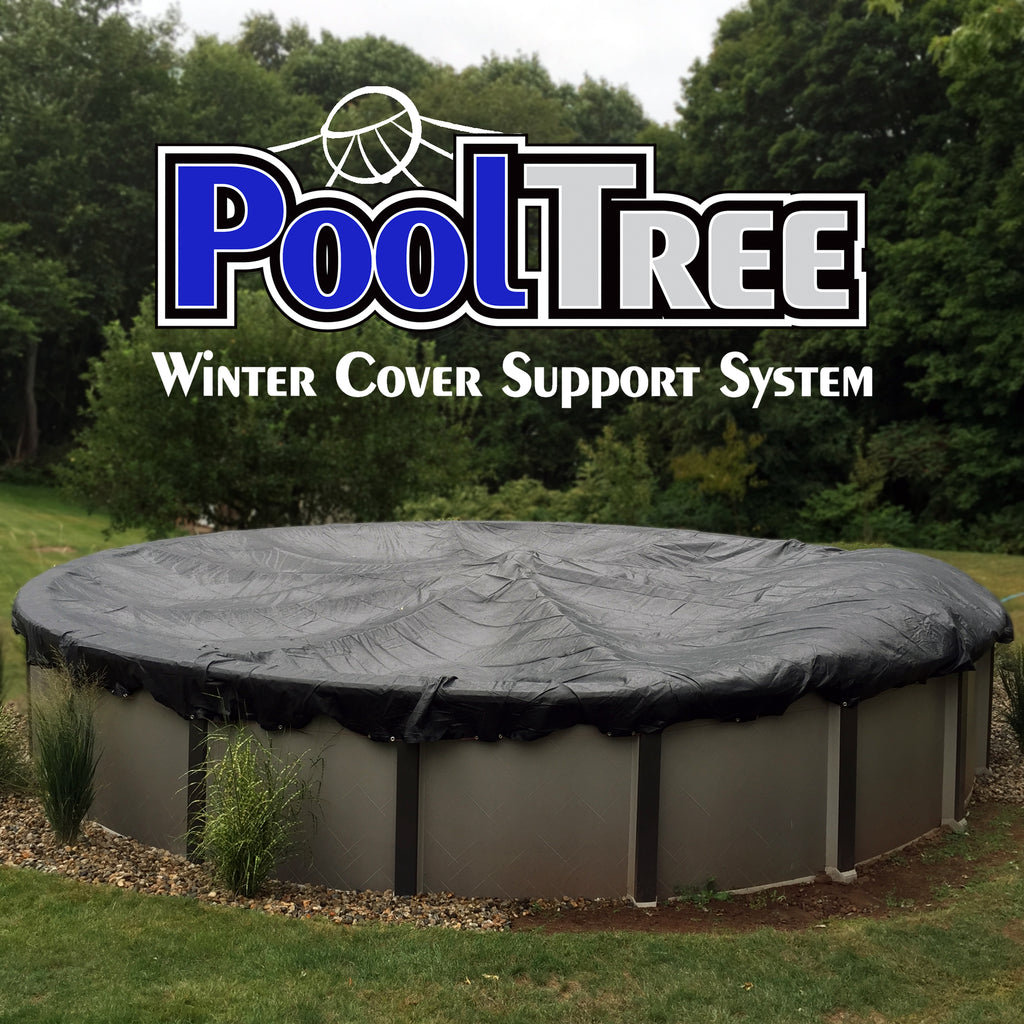 Round Above Ground Pool Mesh Cover (porous cover) ONLY - Winter Cover –  PoolTree System LLC
